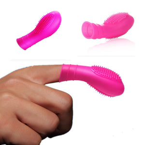 Finger Sleeve Vibrator G Spot Massage Silicone Adult Masturbation Sex –  Brain Brush