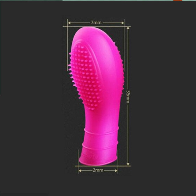 Finger Sleeve Vibrator G Spot Massage Silicone Adult Masturbation Sex Brain Brush Finger Sleeve Vibrator G Spot Massage Silicone Adult Masturbation Sex Brain Brush